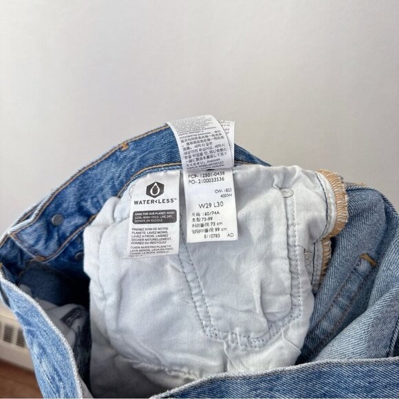 Levi's Womens 29 501 Original Fit Straight Fit Jeans - Picture 12 of 16